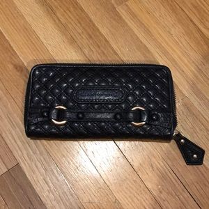 Juicy Couture black quilted wallet